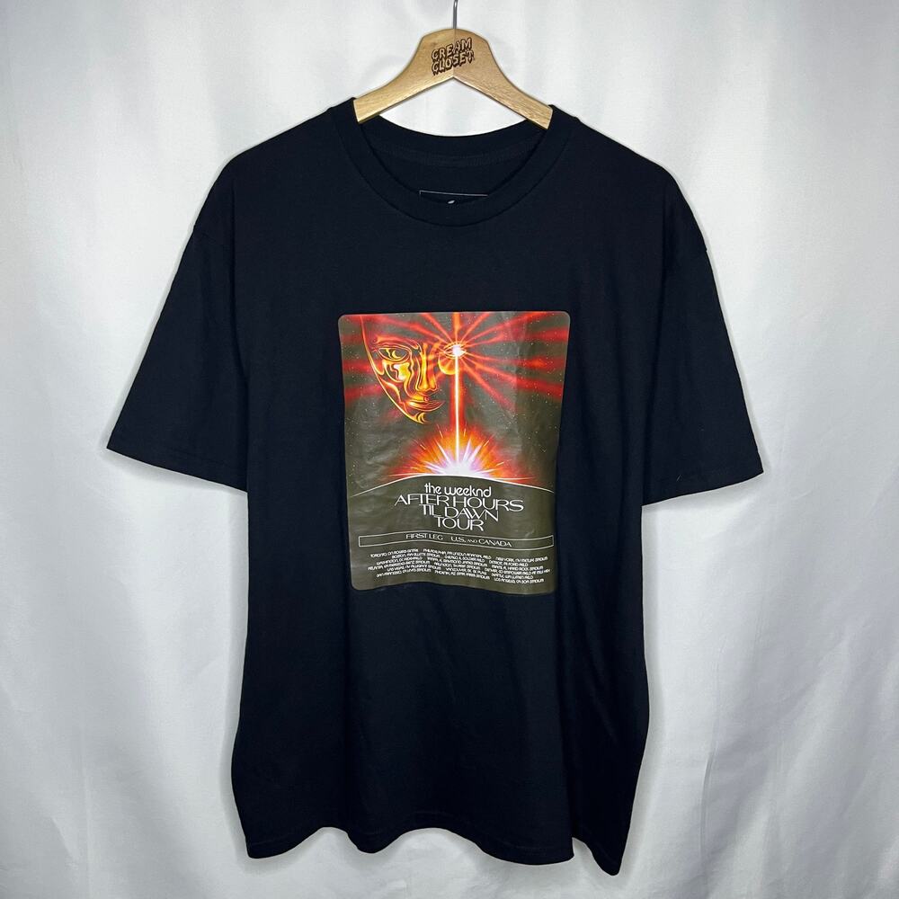 The Weeknd XO Hurry Up Tomorrow After Hours til Dawn FM Tour Merch Tee L